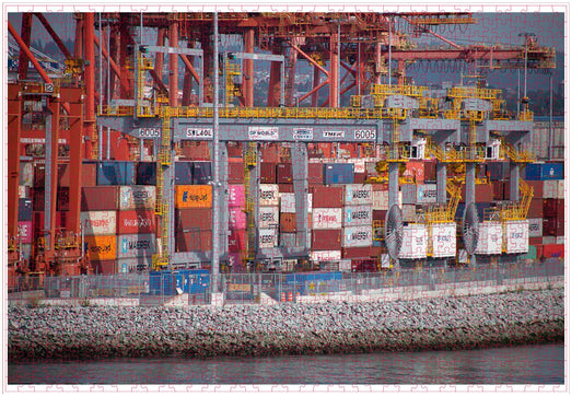 Vancouver Port - Custom Jigsaw Puzzle 1000 Pieces (19.25" x 28")